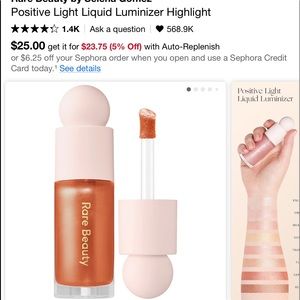 Brand New Sold Out Rare Beauty Liquid Luminizer in Captivate! From Sephora